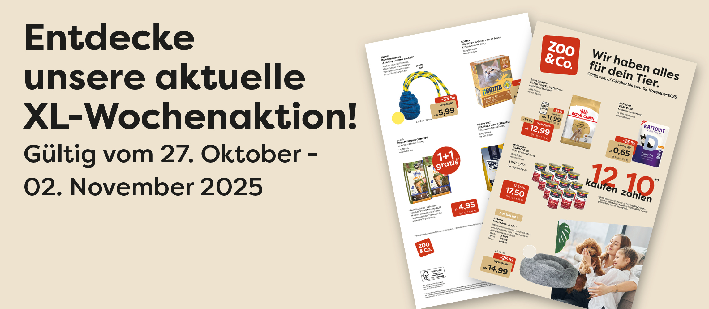 Entdecke unsere aktuelle XL-Wochenaktion vom 27.10.-02.11.2025!